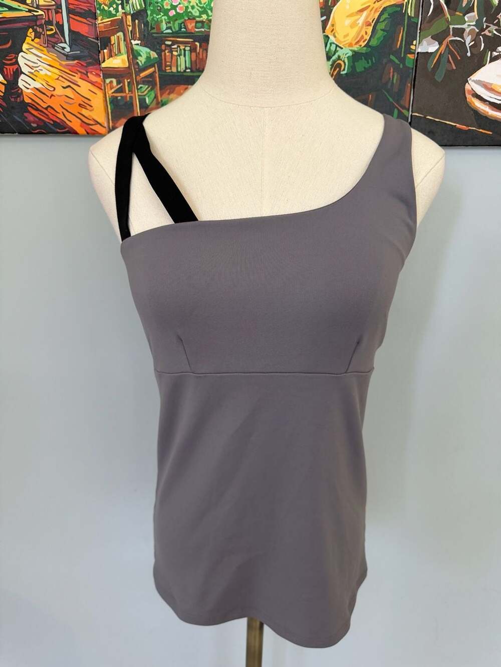 Alo Yoga Repose Tank - Purple Dusk/Black